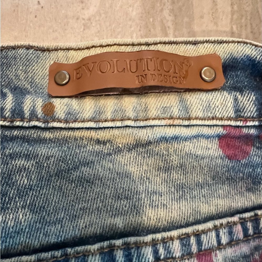 Evolution In Design Men’s Stretch Denim Ripped & Distressed Jeans 34-size - Picture 5 of 5